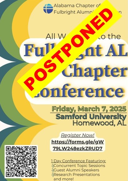 Alabama Fulbright Chapter – 2025 Conference Announcement — POSTPONED
